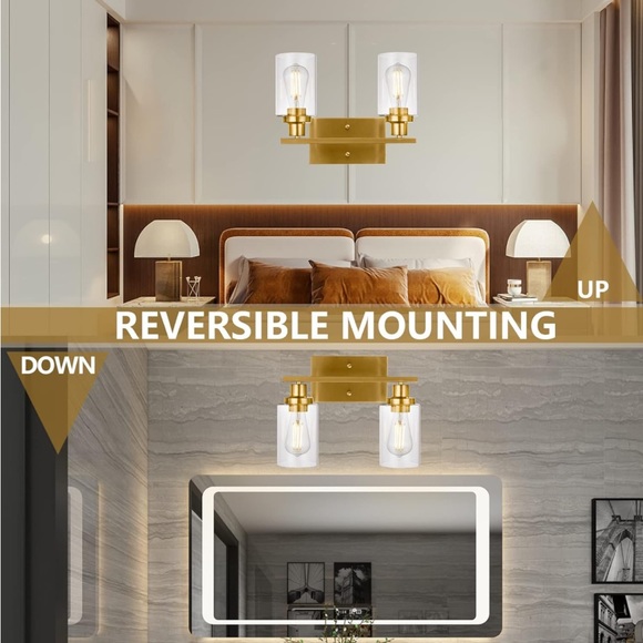 Gold Light Fixture - Picture 9 of 10